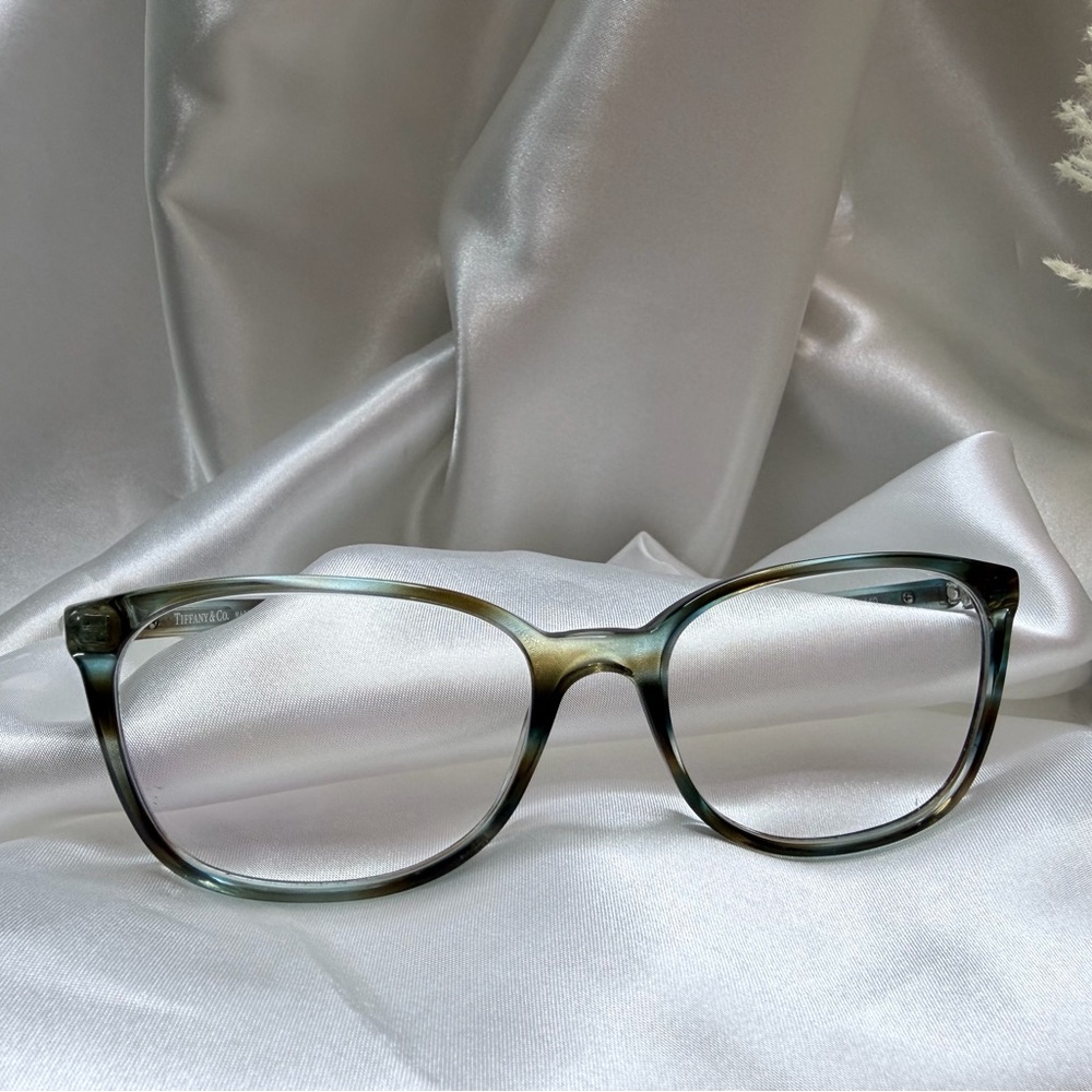 Tiffany & Co. Green Gradient Cat-Eye Glasses **Frames Only ***